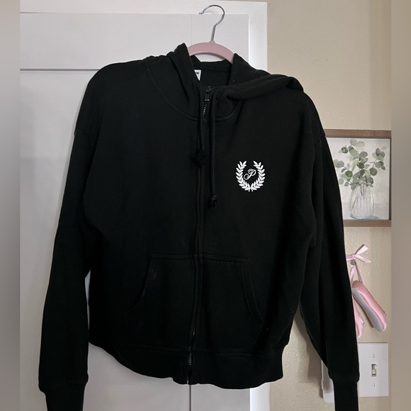 PINK Victoria's Secret Black Hoodie - Picture 2 of 4